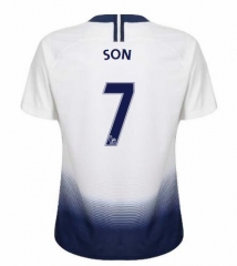 18-19 Tottenham Hotspur SON 7 Home Soccer Jersey Shirt