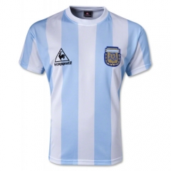 Argentina 1986 Home Retro Soccer Jersey Shirt