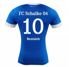 18-19 FC Schalke 04 Nabil Bentaleb 10 Home Soccer Jersey Shirt