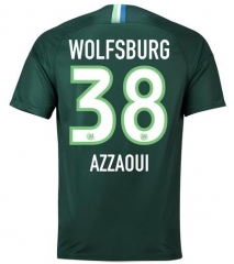 18-19 VfL Wolfsburg AZZAOUI 38 Home Soccer Jersey Shirt