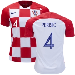 Croatia 2018 World Cup Home IVAN PERISIC 4 Soccer Jersey Shirt