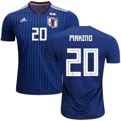 Japan 2018 World Cup TOMOAKI MAKINO 20 Home Soccer Jersey Shirt