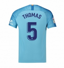 18-19 Atletico Madrid Thomas 5 Away Soccer Jersey Shirt