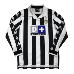 Retro Long Sleeve 99-00 Juventus Home Soccer Jersey Shirt