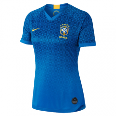 Women Brazil 2019 FIFA World Cup Away Soccer Jersey Shirt