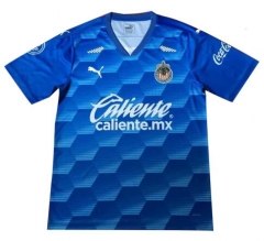 20-21 Deportivo Guadalajara Chivas Blue Goalkeeper Soccer Jersey Shirt
