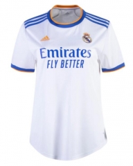 Women 21-22 Real Madrid Home Soccer Jersey Shirt