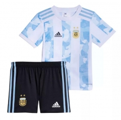 Children 2021 Argentina Home Soccer Kit