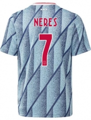David Neres 7 Ajax 20-21 Away Soccer Jersey Shirt