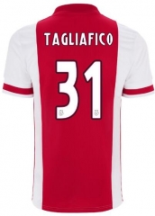 Nico Tagliafico 31 Ajax 20-21 Home Soccer Jersey Shirt