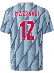 Noussair Mazraoui 12 Ajax 20-21 Away Soccer Jersey Shirt