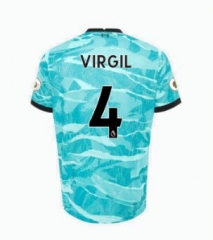 Virgil Van Dijk 4 Liverpool 20-21 Away Soccer Jersey Shirt
