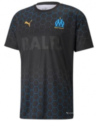 20-21 Marseille X BALR Signature Black Soccer Jerseys Shirt