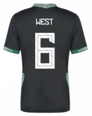 WEST 6 2020 Nigeria Away Soccer Jersey Shirt