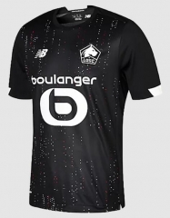20-21 Lille OSC Black Away Soccer Jersey Shirt