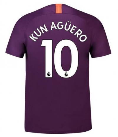 18-19 Manchester City Kun Aguero 10 Third Soccer Jersey Shirt