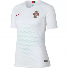 Women Portugal 2018 World Cup Home Red Soccer Jersey Shirt