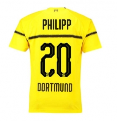 18-19 Borussia Dortmund Philipp 20 Cup Home Soccer Jersey Shirt