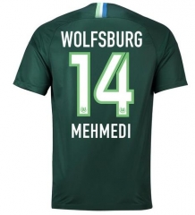 18-19 VfL Wolfsburg MEHMEDI 14 Home Soccer Jersey Shirt