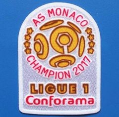 2017 AS Monaco Champion Ligue 1 Patch