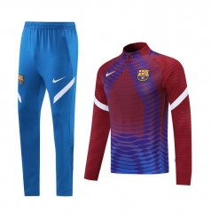 21-22 Barcelona Red Blue Training Top and Pants