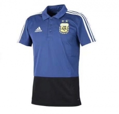 Argentina 2018 World Cup Blue Polo Shirt