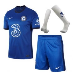 20-21 Chelsea Home Soccer Full Uniforms