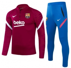 21-22 Barcelona Red Training Top and Pants
