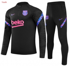 Children Youth 21-22 Barcelona Grey Training Top and Pants