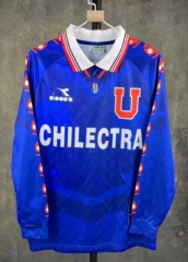 Retro Long Sleeve 1996 Club Universidad de Chile Home Soccer Jersey Shirt