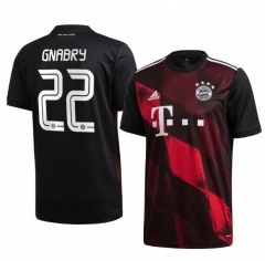 Serge Gnabry 22 Bayern Munich 20-21 Third Soccer Jersey Shirt
