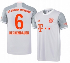 Franz Beckenbauer 6 Bayern Munich 20-21 Away Soccer Jersey Shirt