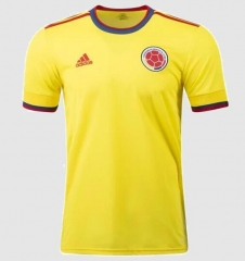 Player Version 2021 Colombia Home Soccer Jersey Shirt