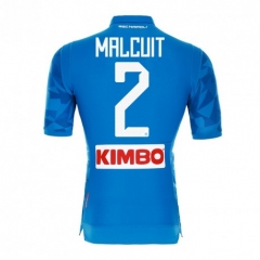 18-19 Napoli MALCUIT 2 Home Soccer Jersey Shirt