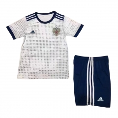 Russia 2018 FIFA World Cup Away Children Soccer Kit Shirt And Shorts