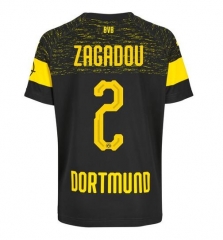 18-19 Borussia Dortmund Zagadou 2 Away Soccer Jersey Shirt
