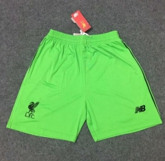 18-19 Liverpool Green Soccer Goalkeeper Shorts