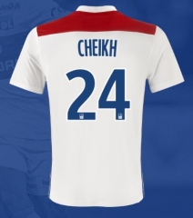 18-19 Olympique Lyonnais CHEIKH 24 Home Soccer Jersey Shirt