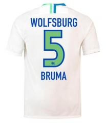 18-19 VfL Wolfsburg BREKALO 7 Away Soccer Jersey Shirt