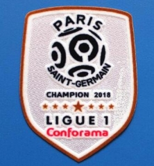 2018 France Ligue 1 Champions Golden Patch