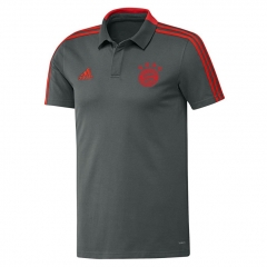 Bayern Munich 2018 Grey Polo Shirt