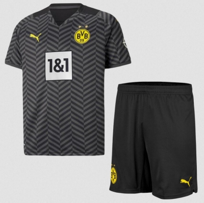 21-22 Borussia Dortmund Away Soccer Kit