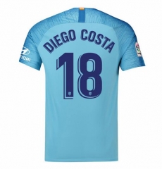 18-19 Atletico Madrid Diego Costa 18 Away Soccer Jersey Shirt