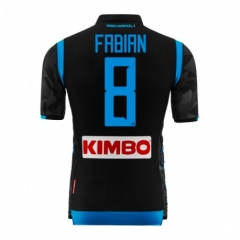 18-19 Napoli FABIAN 8 Away Soccer Jersey Shirt