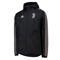 18-19 Juventus Black Woven Windrunner Jacket