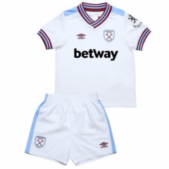 Children 19-20 West Ham United Away Soccer Uniforms