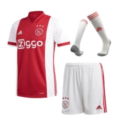 20-21 Ajax Home Soccer Full Kits