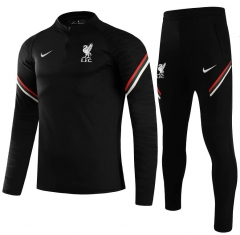 21-22 Liverpool Black Training Top and Pants