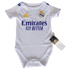 Little Kids 21-22 Real Madrid Home Soccer Babysuit