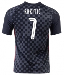 IVAN RAKITIĆ #7 2020 EURO Croatia Away Cheap Soccer Jerseys Shirt